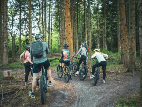 Vores MTB guides planlægger en rute, der passer til jeres ønsker og niveau | Foto: Daniel Villadsen