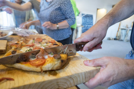 I pizzaovnen i Madsmedjen kan der tilberedes helt fantastiske pizzaer!