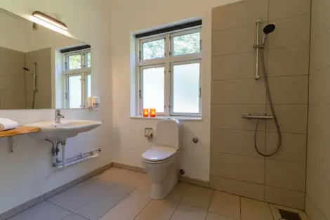 Badeværelset i Ferielejlighed Anneks | Foto: Kristian Skjødt
