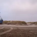 Blæsevejr og havbåde på Slettestrand | Foto: Kristian Skjødt