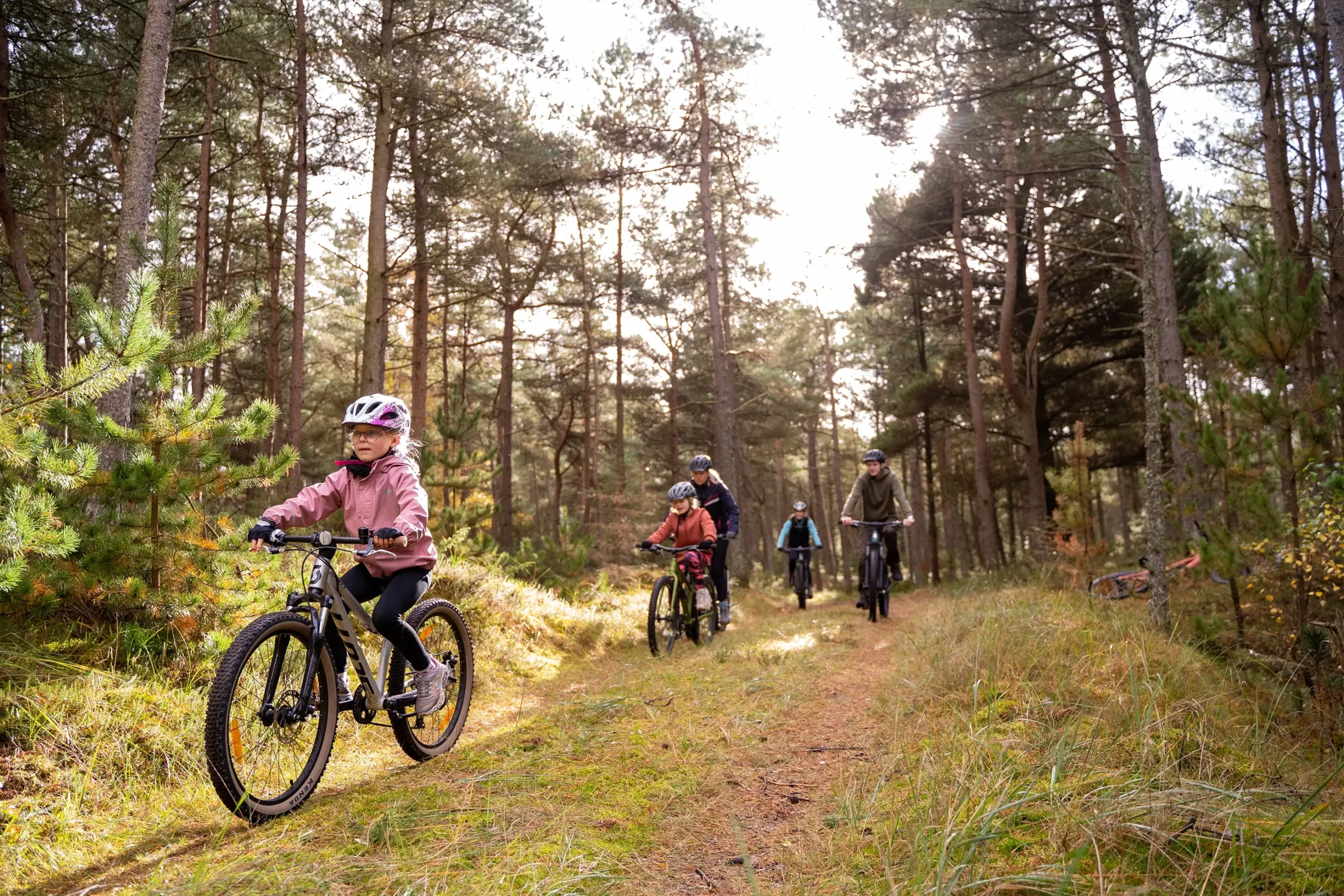 Familietur på MTB i Slettestrand | Foto: Kristian Skjødt