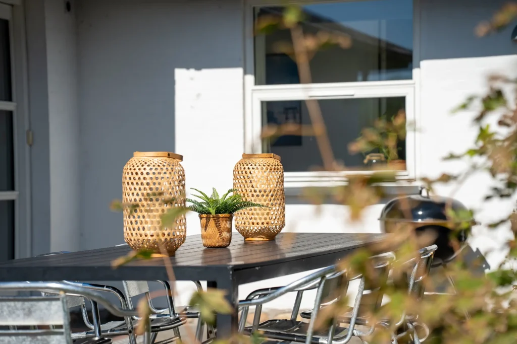 Terrassen ved Strandfogedhuset i Slettestrand | Foto: Kristian Skjødt