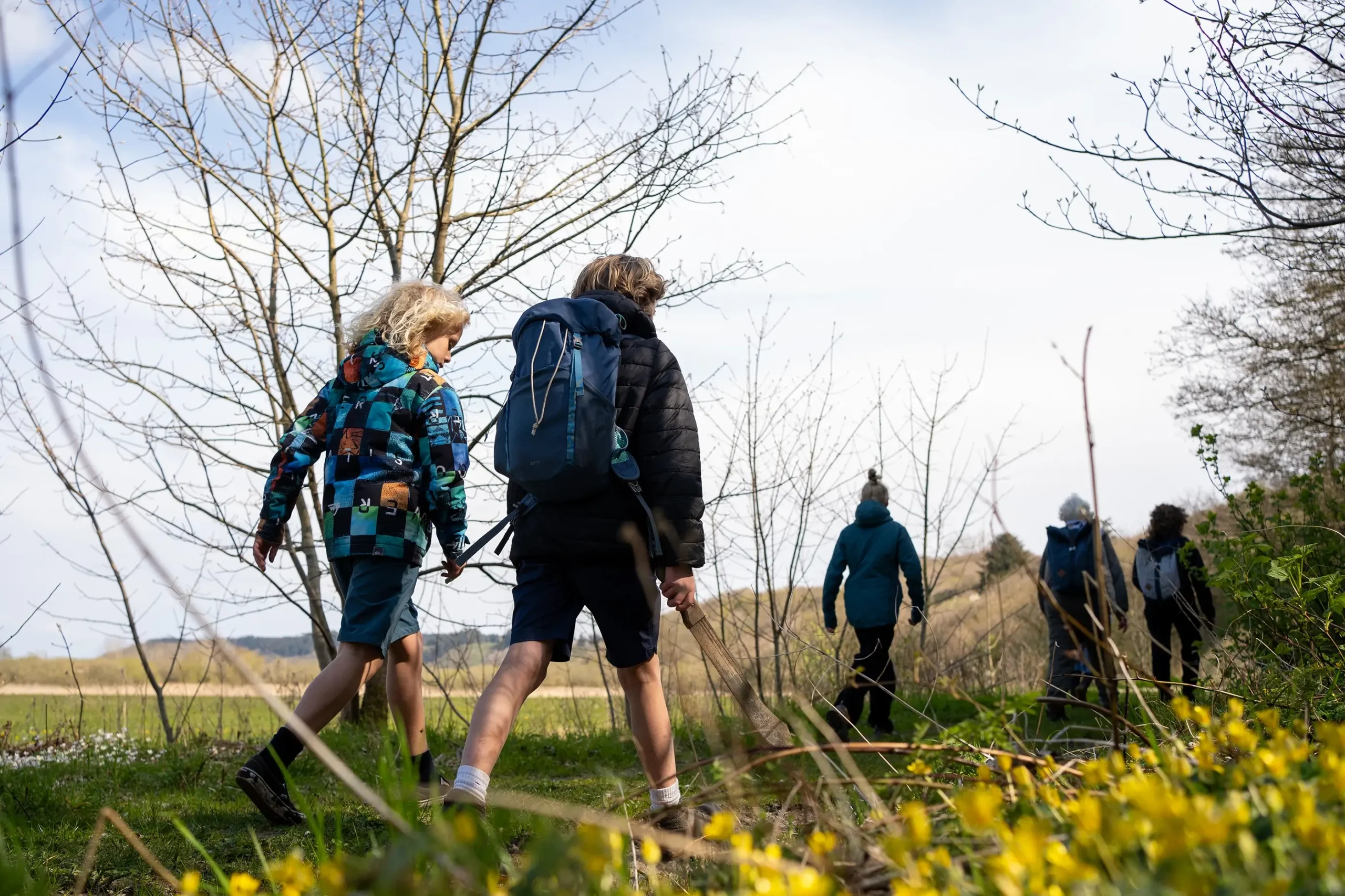 Vandretur med familien ved Slettestrand | Foto: Kristian Skjødt