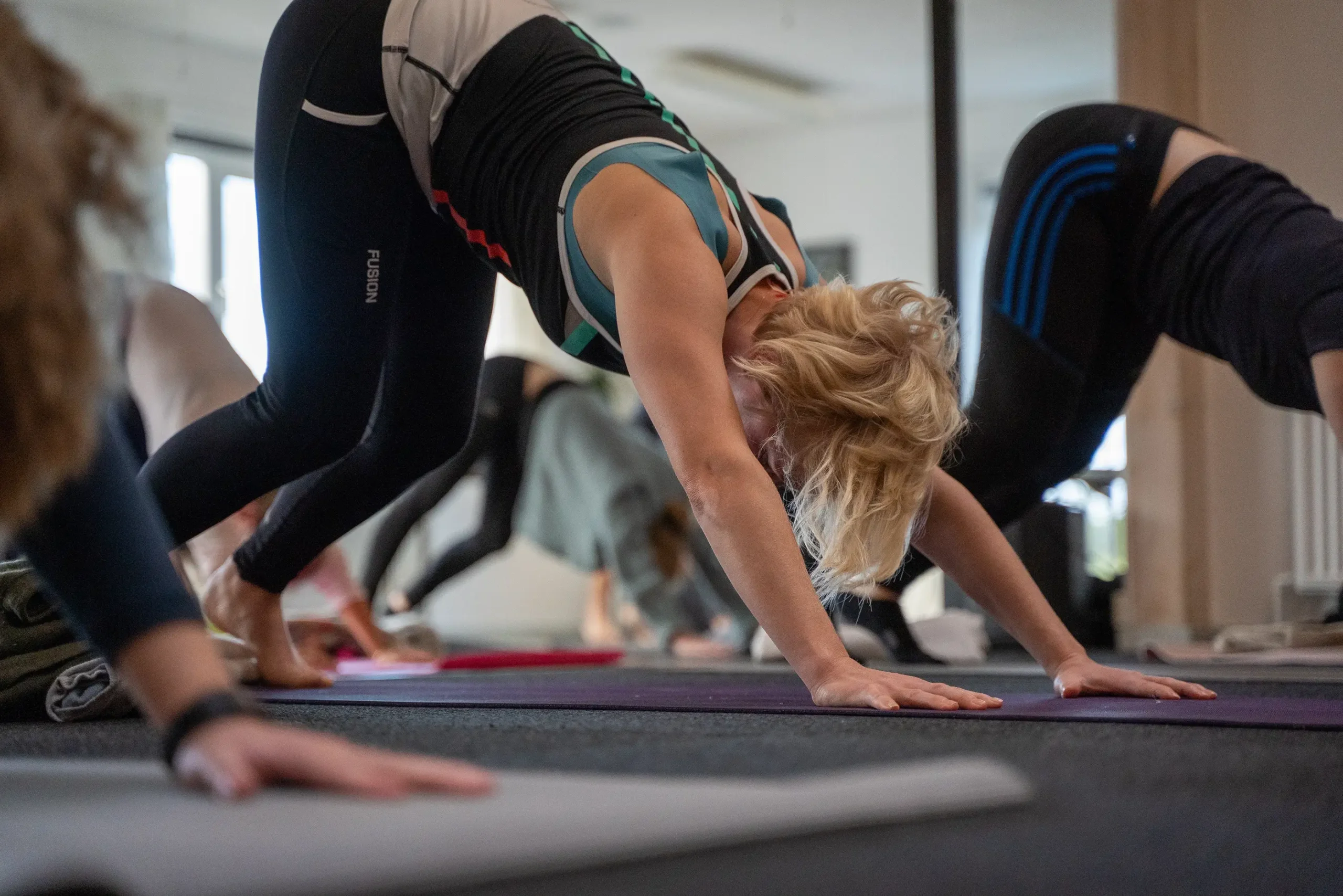 Yoga for alle på Feriecenter Slettestrand | Foto: Kristian Skjødt