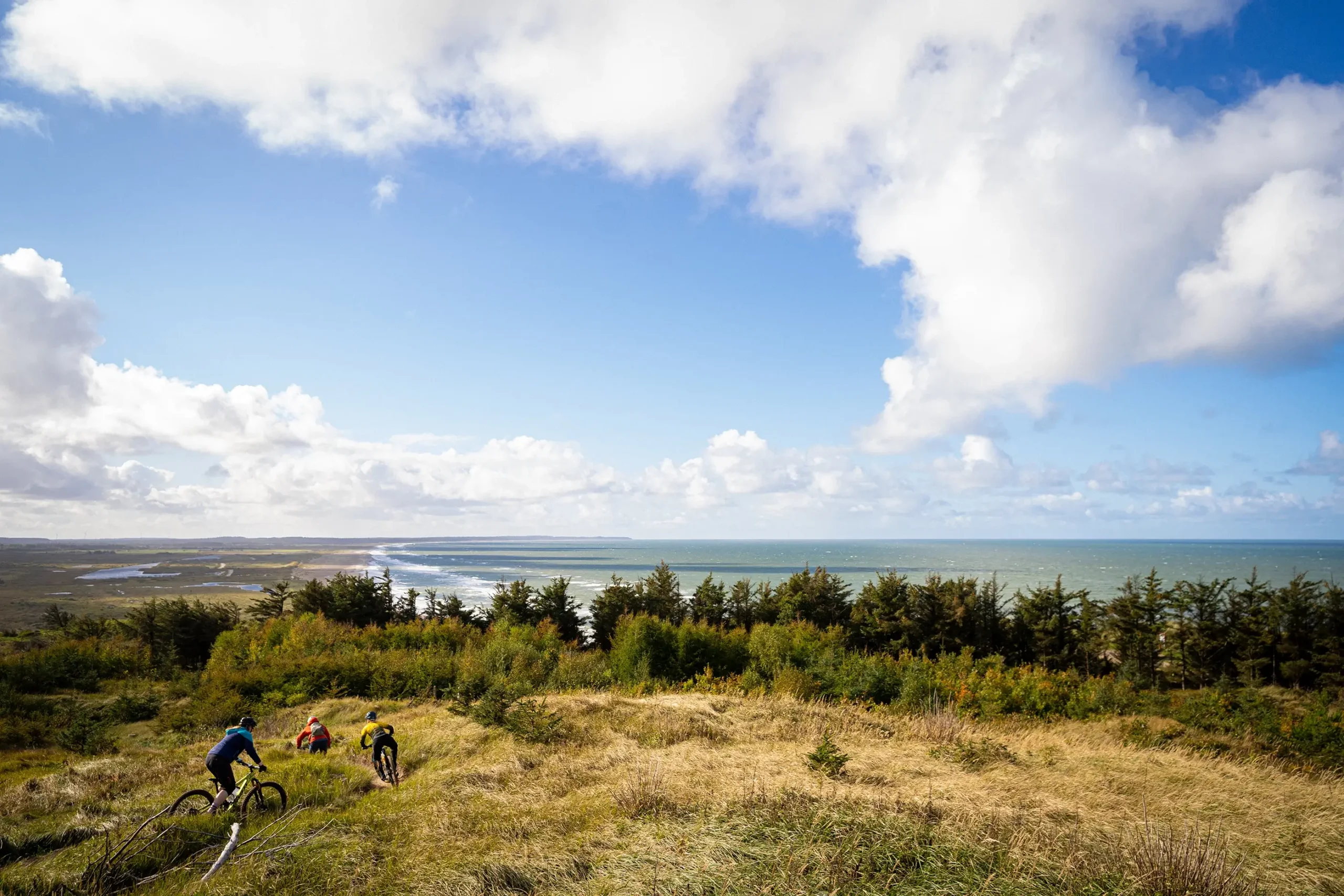 Guidet mountainbike tur i Slettestrand som teambuilding aktivitet | Foto: Kristian Skjødt
