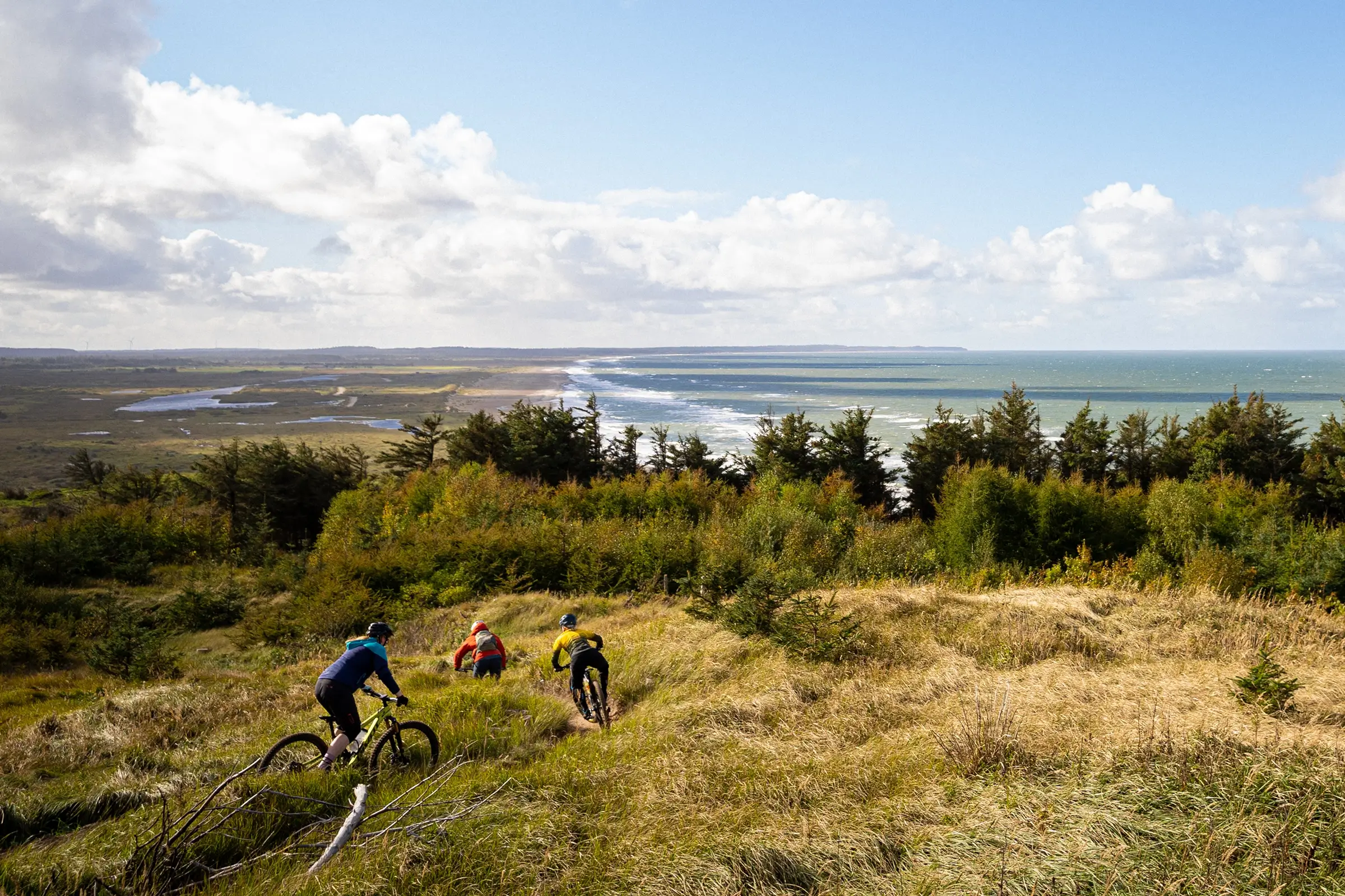 Mountainbikeophold i Slettestrand - lige ved Vesterhavet | Foto: Kristian Skjødt