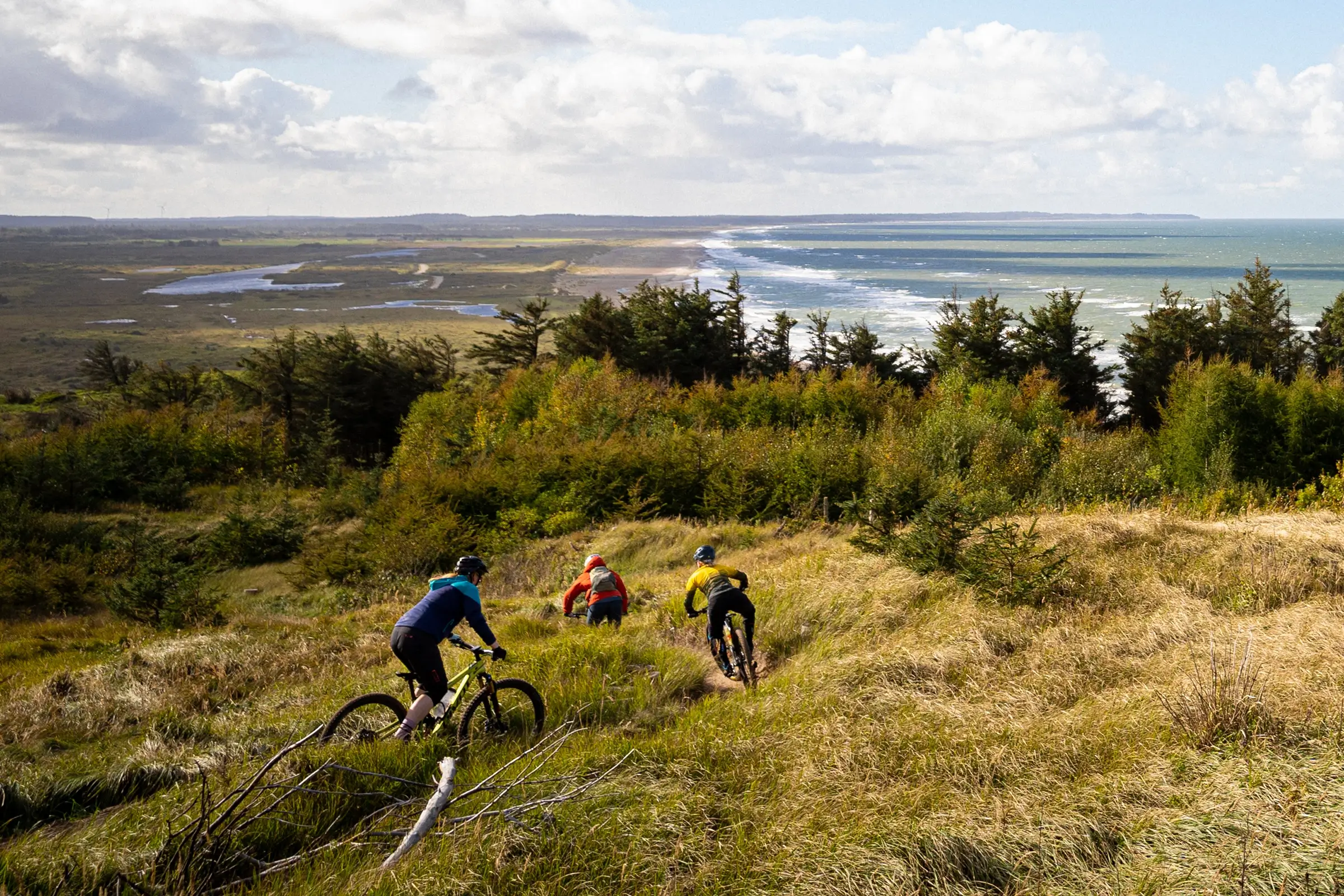 Mountainbikeophold i Slettestrand - lige ved Vesterhavet | Foto: Kristian Skjødt