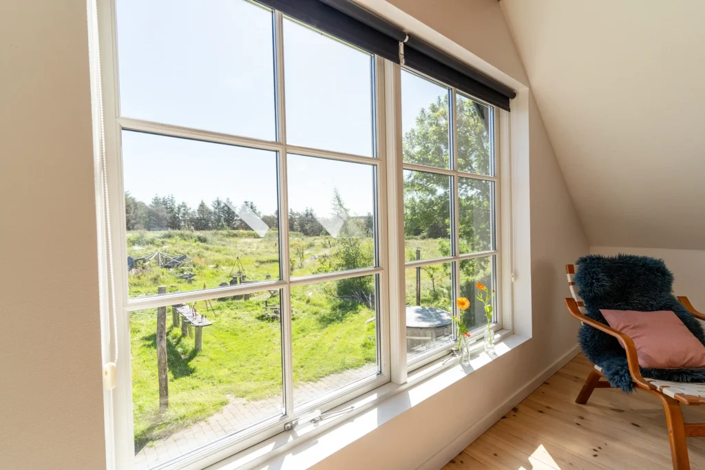 Repos med stueområde i ferielejlighed Øst i Slettestrand | Foto: Kristian Skjødt