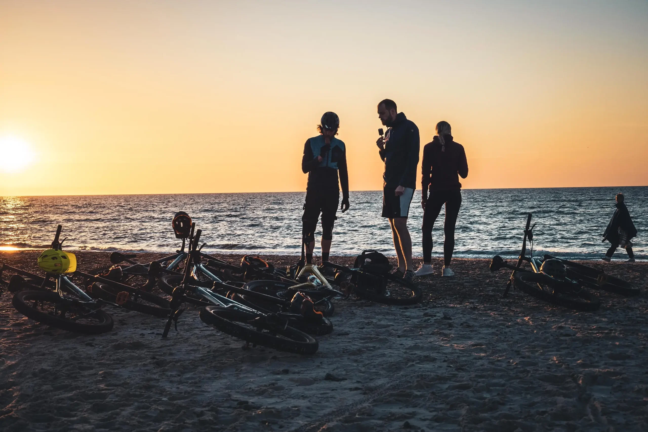 Aftertrail på stranden efter en tur på MTB | Foto: Daniel Villadsen