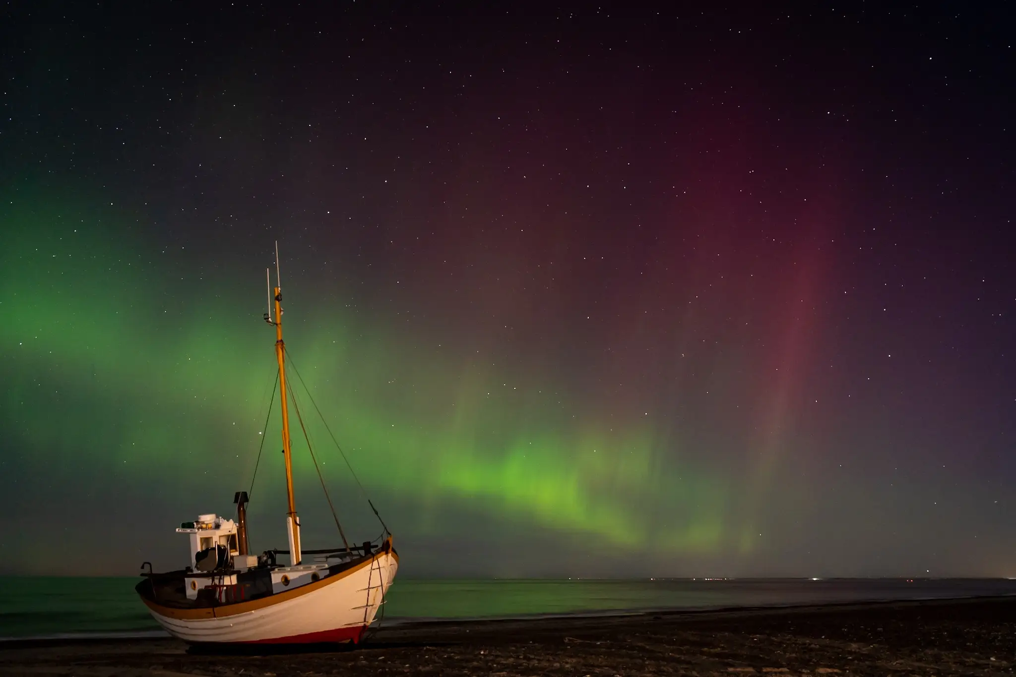 Nordlys i Slettestrand, Nordjylland | Foto: Kristian Skjødt