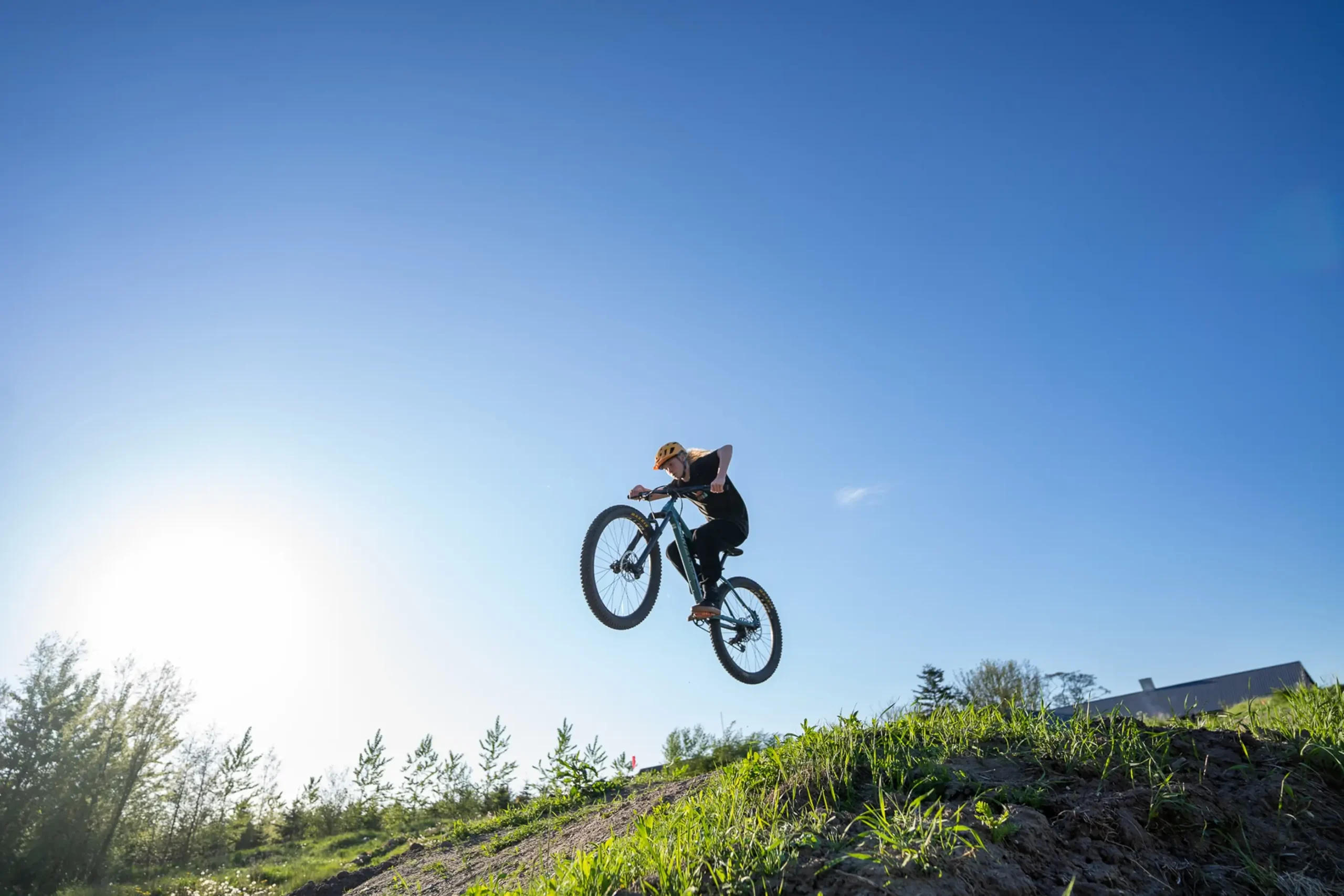 Hop ved MTB teknikbanen i Slettestrand | Foto: Kristian Skjødt